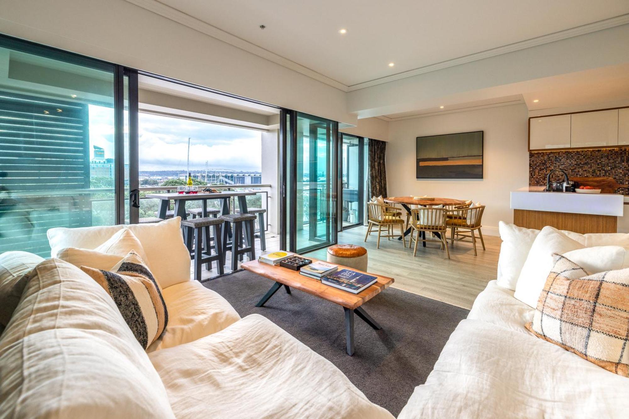 Ferienwohnung The Quays - Auckland Viaduct Exterior foto